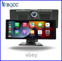 10.26 IPS Dash Cam Rearview Camera Carplay Android Auto Front DVR GPS