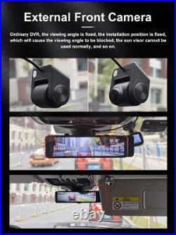 11 Mirror Dash Cam Detached Front Camera, AntiGlare Touch, Parking Assistance W