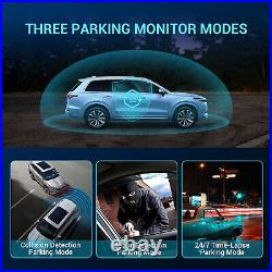 3 Channel Dash Cam Front Inside+Rear Three Way Triple Car Camera IR Night Vision