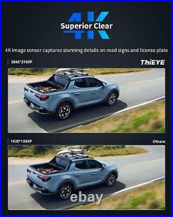 4K Mirror Dash Cam, ThiEYE 10 Full Touch Screen Front and Rear Dash Camera for
