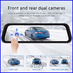 Apple CarPlay Android Auto Dash Cam 1080P Front Rear 9.66 Mirror GPS Car Camera