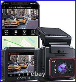 D5 4K Dash Cam Front with WiFi 2160P UHD Car Camera Dash Cam with GPS