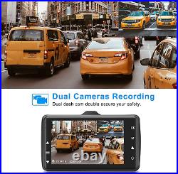 Dash Cam Front and Rear 1080P Full HD with 32GB SD Card Car Dual Dash Camera 3