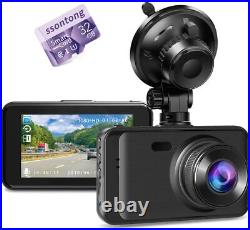 Dash Cam with Card 1080P FHD Dashcam Front Dash Cams DVR Dashboard Camera Das