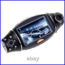 Dual Lens Dash Camera 1080P GPS Car Front&Inside Recorder Night Vision G-sensor