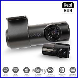 GNET G-ON X 2CH Front and Rear 1080p FHD Dash Camera With 32GB SD Card
