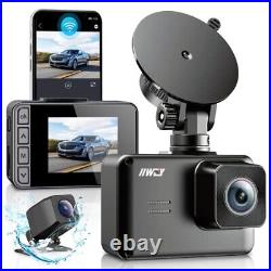 Iiwey N2 Dash Cam 4K Front and Rear Dual, Mini Car Camera Wifi with App Control