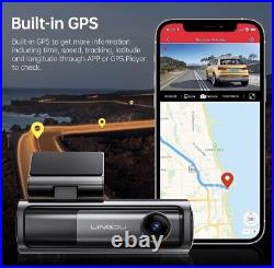 LINGDU Dash Cam 4K & 2K Camera Front & Rear Voice Control 5G WiFi GPS Parking