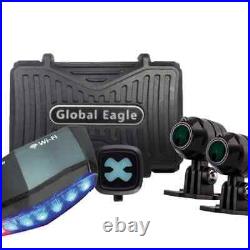 Motorcycle Dash Cameras Full HD 1080p GPS Front & Rear Global Eagle X6 PRO
