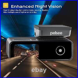 Pelsee 4K Dash Cam Front and Rear, 4K Single Front Dash Camera, 2K Dual Camera