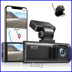 REDTIGER F7N 4K Dash Cam Car Camera Front and Rear Cam With Super Night Vision