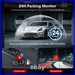 REDTIGER F7NT Dash Camera 4K Front and Rear, Touch Screen 3.18, Free 64GB Card