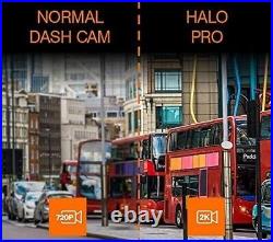 Road Angel Halo Pro Quad 2K HD Front and Full HD Rear Dash Camera -PRISTINE