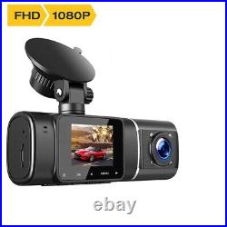 TOGUARD 1080P Dual Dash Cam Front and Rear View Car Recorder Camera Night Vision