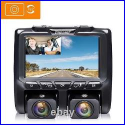 TOGUARD Uber Dual 1080P Dash Cam Front and Inside Car DVR Camera for Truck Taxi