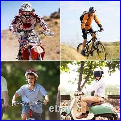 VSYSTO Motorcycle Bicycle Helmet Dash camera Dual 1080p front rear view sport