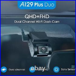 Viofo A129 Plus Duo IR Dash Cam Front & Internal Taxi GPS WIFI HD Camera 2 LCD