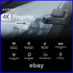 Viofo A139 Pro 1CH Dash Cam 4K UHD Front 1 Channel WIFI GPS Starvis 2 Camera
