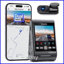 Viofo A229 Plus 2CH Dash Cam 2K Front & Rear Starvis 2 GPS WIFI HDR Dual Camera
