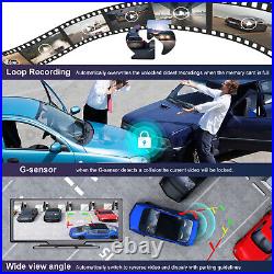 WIFI Dash Cam CarPlay Auto Wireless Android Front And Rear 4K GPS Car DVR Camera