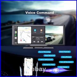 XGODY Dash Cam CarPlay 4K WIFI GPS Car DVR 10.26'' Reverse Camera Front And Rear